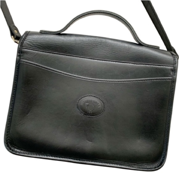 Michael Green Vintage 80’s Messenger Bag Black Shoulder Bag Unisex Y2K - Picture 5 of 15